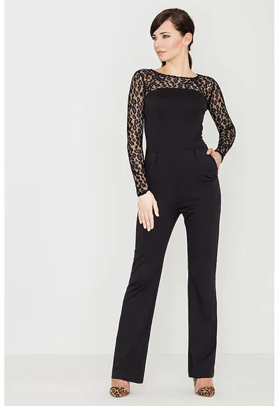 Salopeta dama - neagra - viscoza