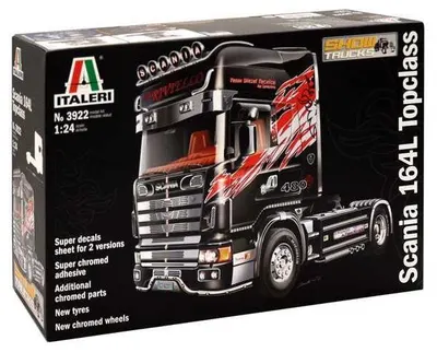 Model asamblabil Italeri Contemporary: Camioane - Camion tractor Scania 164L Topclass 'ShowTrucks'