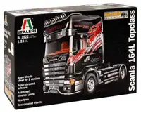 Model asamblabil Italeri Contemporary: Camioane - Camion tractor Scania 164L Topclass 'ShowTrucks'