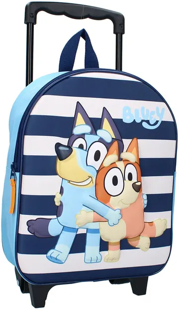 3D Ghiozdan cu roțile pentru grădiniță Vadobag Bluey - Oh Happy Days
