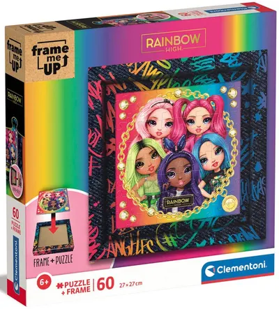 Puzzle Clementoni din 60 de piese - The Rainbow Girls
