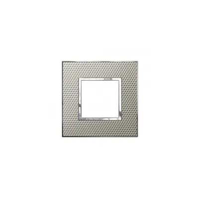 French and German standard plate versiune patrata 2 module - signature cube