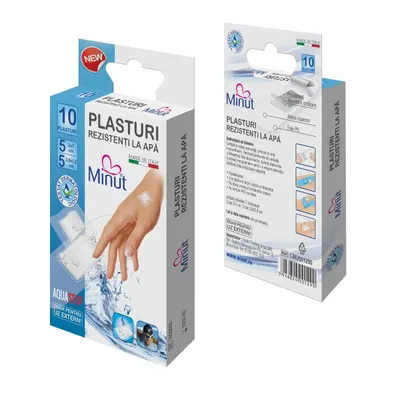 Plasturi Rezistenti Apa Minut 10buc/cut