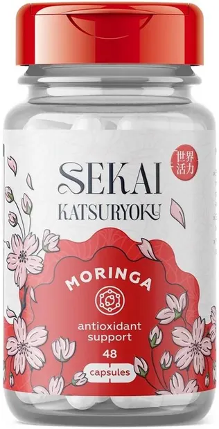 Moringa, 48 capsule, Sekai Katsuryoku