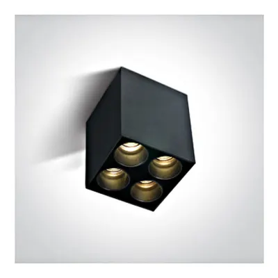 Kiko Square F LED 10W 800lm 3000K 25° Ra85 230V IP20 argint