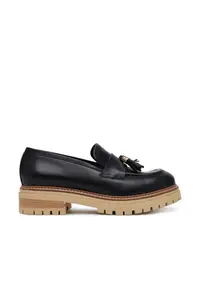 Mocasini dama SA10144G1MTC0000 - Piele naturala - Negru