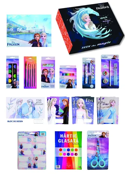 Cutia scolarului clasele 2-4 Frozen