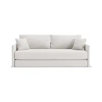 Canapea bej extensibilă cu tapițerie din chenille 209 cm Shannon – Cosmopolitan Design