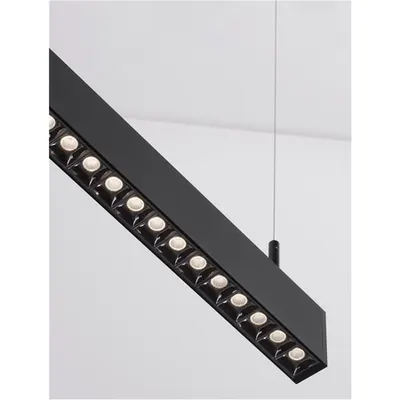 Sistem iluminat liniar LINEAR Nisipiu Negru Aluminiu 40W 220-240V Phillips CRI>90 UGR<8 Beam Angle 30° 2800Lm 4000K IP20 Driver Included