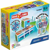 Set de cuburi magnetice Geomag - Magicube, Vehicule, 7 piese