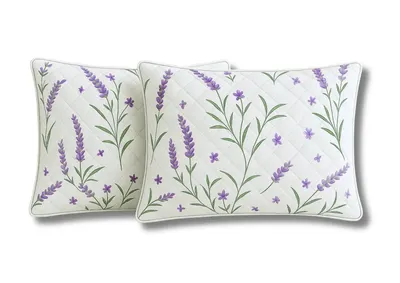 Set 2 perne Somnart Lavanda confort matlasate 50 x 70 cm