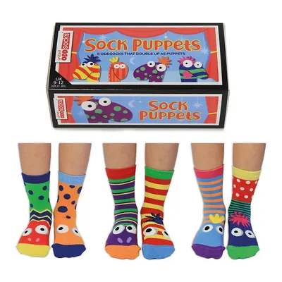 Set 6 șosete pentru copii Puppets