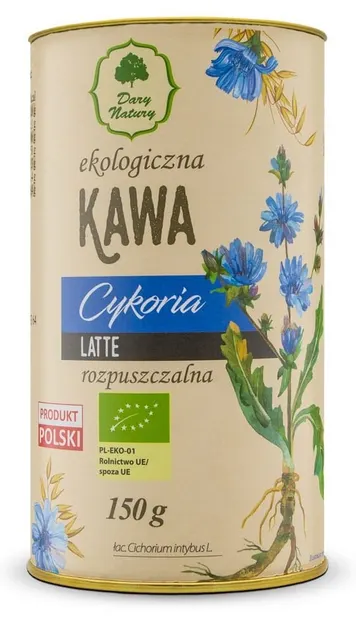 Cafea bio instant cu cicoare, 150 g, Dary Natury