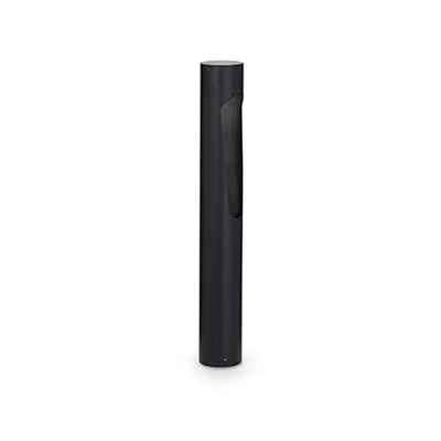 Stalp de gradina Polaris, 1 bec, dulie G9, D:85 mm, H:605 mm, Negru