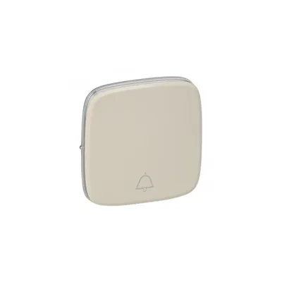 Capac Valena Allure - changeover push-button cu simbol - ivory