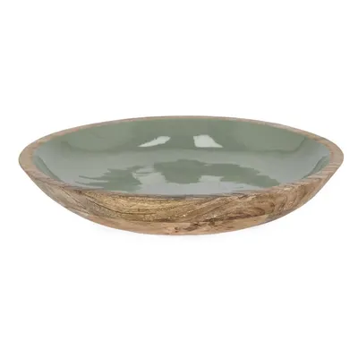 Bol verde din lemn ø 38 cm Thara – Yes Everyday
