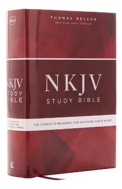 NKJV Study Bible, Hardcover, Red Letter Edition, Comfort Print: The Complete Resource for Studying God's Word