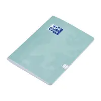 Caiet Oxford A4 60 file, hartie optik 80g/mp, PEFC, coperta plastifiata flexibila soft touch, margini liniate, colturi rotunjite, patratele, motiv Touch Pastel