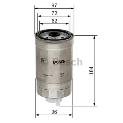 Filtru combustibil BOSCH F 026 402 036