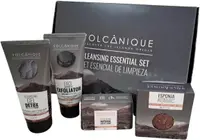 Volcanique Set pentru îngrijire a pielii Cleansing Essential, 4 piese