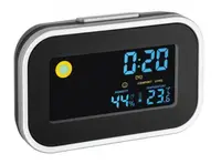 Termo-higrometru cu ceas si alarma iluminat TFA 60.2015