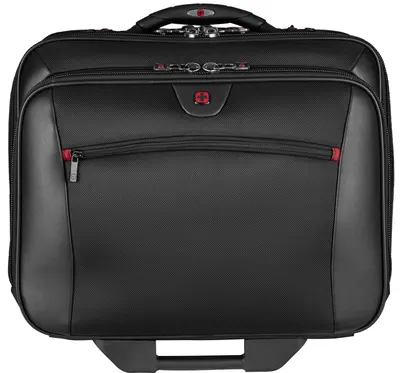 Geanta de afaceri cu roti Wenger - Potomac, 15.4”/17”, negru