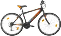 Bicicletă cu viteze BIKE SPORT - Active, 26'', 330 mm, negru/portocaliu