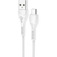 Cablu Date si Incarcare USB-A - microUSB HOCO X37, 18W, 1m, Alb