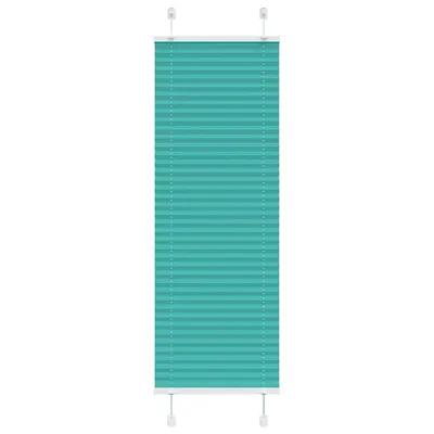 Gossi jaluza plisata verde petrol 40x100 cm latime tesatura 39,4 cm