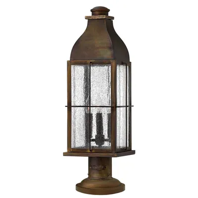 Pitic pentru exterior Bingham 3 Light Pedestal