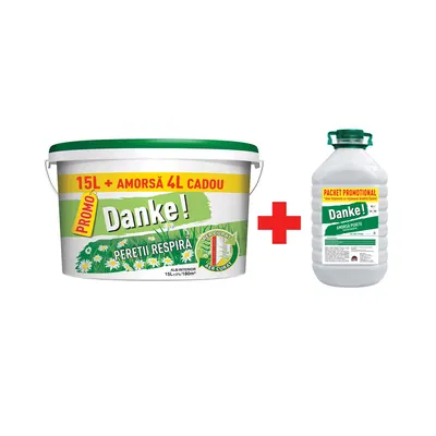 Pachet promo Danke Interior 15 L + Amorsa 4 L