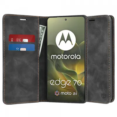 Husa pentru Motorola Edge 70, Techsuit, Confy, Neagra