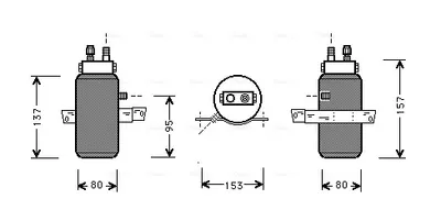 Uscator aer conditionat potrivit SAAB 9000 2.0 2.3 3.0 09.84-12.98