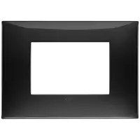 Rama 3 module Vimar Neve Up 09673.04 plastic Glossy negru