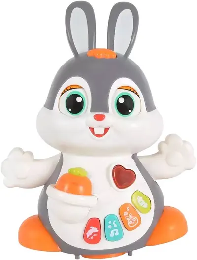 Jucărie muzicală pentru copii Hola Toys - Iepure dansator