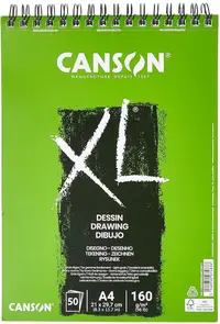 Caiet de schițe cu spirală Canson XL - Dessin, A4, 50 foi