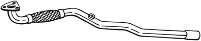 Teava esapament Fata potrivit OPEL ASTRA G, ASTRA G CLASSIC, ASTRA H, ASTRA H GTC 1.6 03.00-10.10