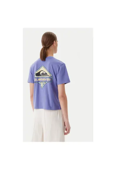 Tricou dama EQWZT03181 - Bumbac organic - Mov - Mov