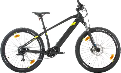 Bicicletă electrică SPRINT - E-MTB Pulse 27.5", 400 mm, negru/verde