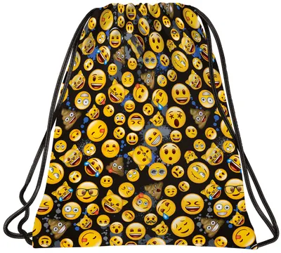 Geantă cu cordon BackUp A 61 Emoji