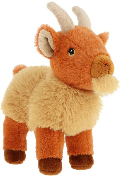 Jucărie de pluș Keel Toys Keeleco - Capră de aur, 20 cm