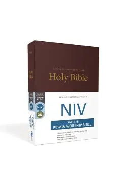 NIV, Value Pew and Worship Bible, Hardcover, Burgundy
