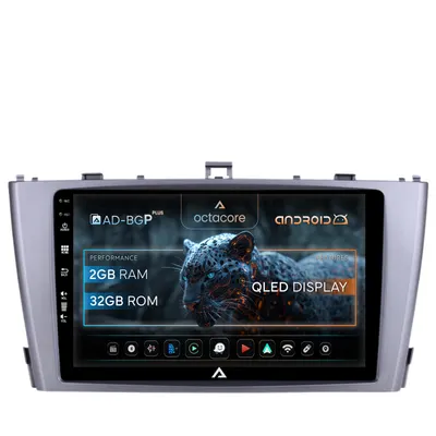 Navigatie Toyota Avensis (2008-2015), Android, P-Octacore 2GB RAM + 32GB ROM, 9 Inch - AD-BGP9002+AD-BGRKIT093-S