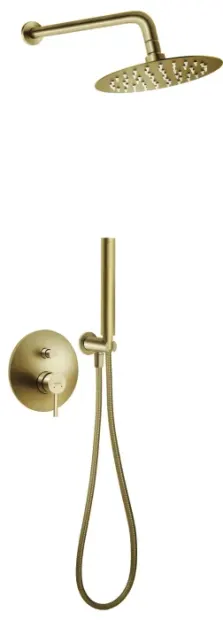 Set de dus incastrat cu 2 functii, auriu periat, Ferro Ciriculus