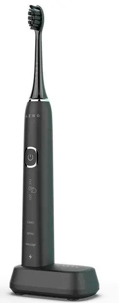 Periuță de dinți electrică sonică AENO - Sonic DB4, 4 capete, neagre