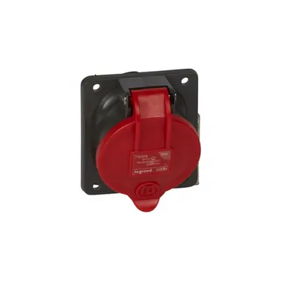 Panou montaj priza-inclinata Hypra-IP44 -380/415 V -16 A -3P+N+E -plastic