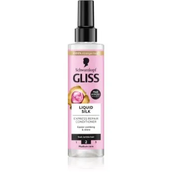 Schwarzkopf Gliss Liquid Silk balsam (nu necesita clatire) pentru intarire si stralucire