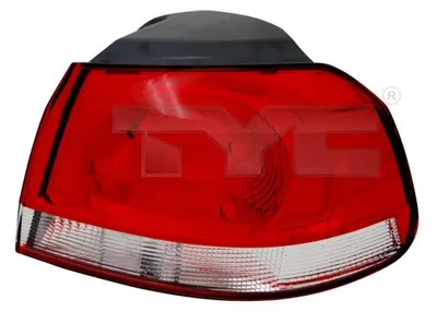 Stop tripla lampa spate dreapta potrivit VW GOLF HATCHBACK 2008-2013 - ( exterior , Semnalizator alb, culoare sticla: rosu)