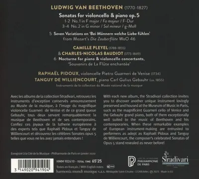 Ludwig Van Beethoven: Cello Sonatas, Op. 5