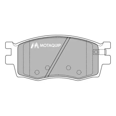 Set placute frana, frana disc MOTAQUIP LVXL1311